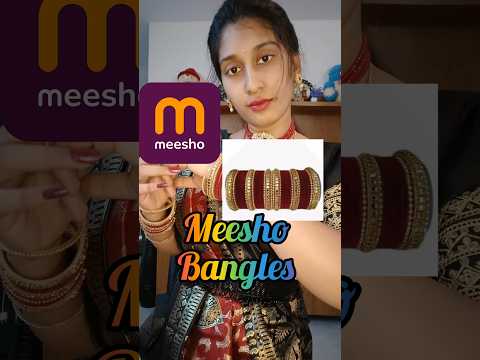 Meesho Bangles Set✨ #meesho #shorts #bangles #traditional #jewellery #diy #vlog #girl #diwali