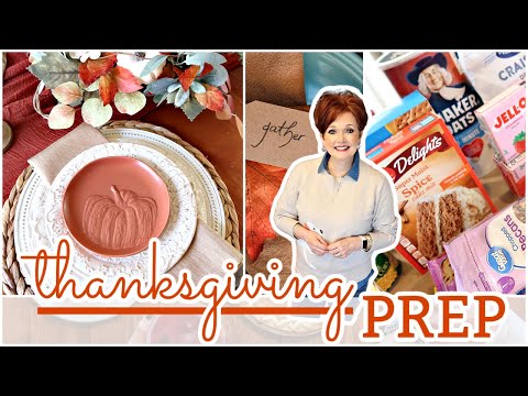 THANKSGIVING PREP  Walmart Haul, Holiday Planning and More!