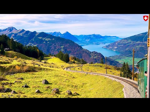 The Most Beautiful Mountain Train Ride in the World 🇨🇭 Top of Swiss Tradition