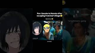 Pushpa x naruto x  Sasuke #anime 😊