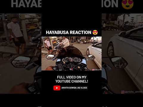 Watch out complete video on my YouTube channel 🙌 #hayabusa #reaction #kannada #motovlog  #ಕನ್ನಡ