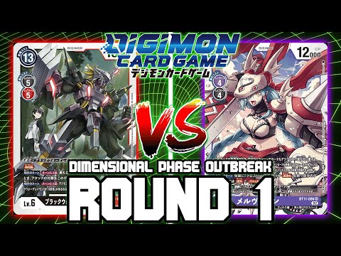 BlackWarGreymon X VS Mervamon!! | Digimon Card Game: BT-11 Dimensional Phase Outbreak (ROUND 1)