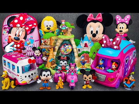 Satisfying with Unboxing Disney Minnie Waterfall Tree Park Playset | Review Toys ASMR