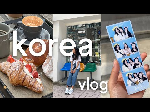 korea vlog | cafe hopping, stationary shopping, cafe onion, camel coffee, chicken beer, london bagel