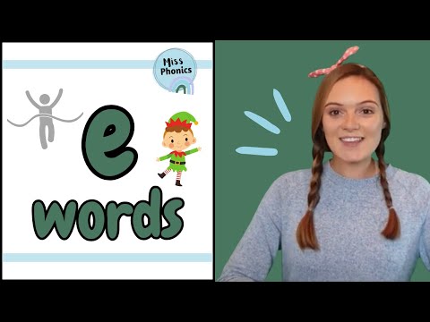 Learn to Blend 'e' Words with Miss Phonics | Phonics Blending Practice for Kids | British Teacher