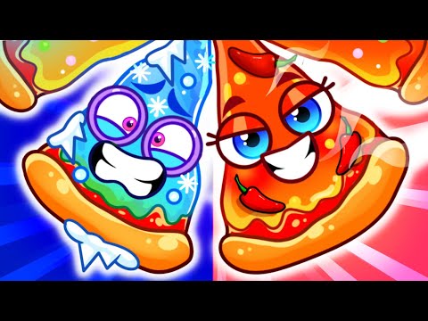 Hot vs Cold Song 🔥❄️| The Opposites Song | Kids Songs & Nursery Rhymes