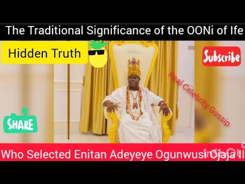 Hidden Truth about the Selection of OONI of Ife. @realcelebritygossip