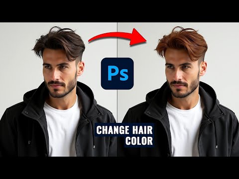 How to Change Hair Color in Photoshop | Easy & Realistic Hair Coloring Tutorial