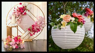 Paper flowers crafts decor ideas 2k20 - Room decoration with Paper Flowers