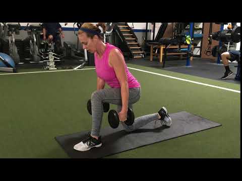 Half Kneeling Dumbbell Row