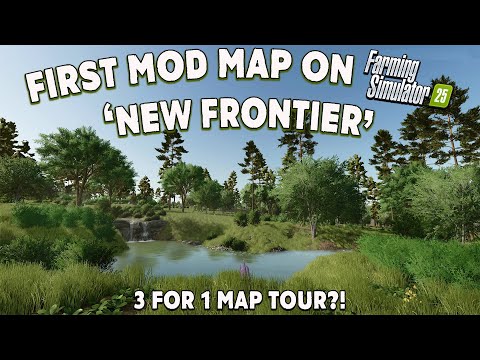 FIRST CONSOLE MAP(S)?! “NEW FRONTIER” MOD MAP TOUR! ON Farming Simulator 25 (Review) PS5.