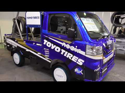 Japan's mini pickup truck "Daihatsu Hijet Truck" Friends Booth 2023