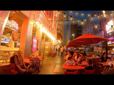 Buenos Aires Night — Walking Tour【4K】🇦🇷