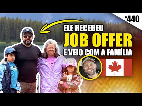 LARGOU o BRASIL e veio com a família através de JOB OFFER  | Geólogo no Canadá