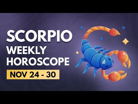 Scorpio Weekly Horoscope: November 24 to 30, 2024