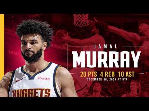 Jamal Murray Secures A Double-Double vs. Jazz 📺 | 12/30/24 Full Game Highlights.