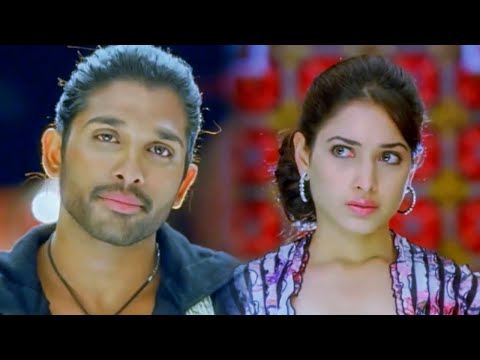 1 लाख दिए जलाने का तरीका अल्लू अर्जुन तमन्ना को बताता है | Allu Arjun & Tamanna Bhatia Movie Scene