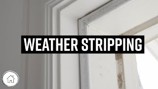 DIY How to install weather stripping - Exterior Door Installation