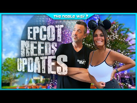 Epcot Already In Bad Shape & Needs Some Updates! Walls Go Back Up After Park Is Announced Complete!