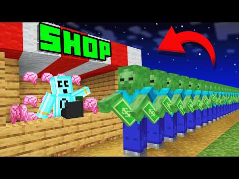 Minecraft but Everything is a Shop