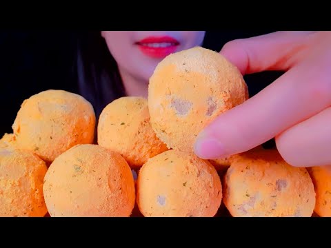 ASMR Crispy Cheese Balls Eating Vlog, Mukbang 바삭바삭한 치즈볼 먹기 @CaptainQASMR