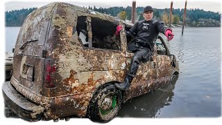 MISSING SOCCER VAN FOUND 25' UNDERWATER! (River Treasure)