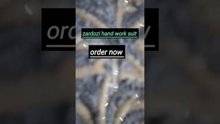 Zardozi hand work #fashion #zardoziembroidery #like #embroidery #unboxing #zardosiwork #dress