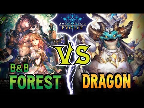 Beauty & The Beast Forestcraft vs Aggro Dragoncraft | Shadowverse Evolve Gameplay