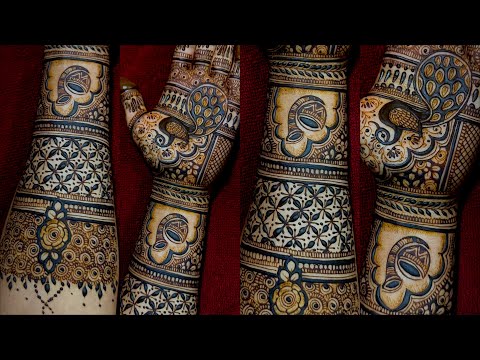 Step by step  bridal mehndi design 2025 || Trending bridal mehndi design 2025 || Mehndi Artist Komal