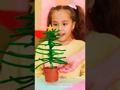 Let's make a Christmas Tree with Beads 🎄😍 #christmas #kidsvideo