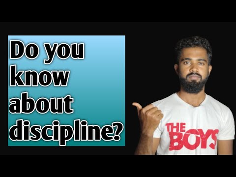 self discipline in Tamil/