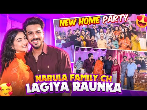 NEW HOUSE PARTY | NARULA FAMILY CH LGIYA RAUNKA😍| | MR MRS NARULA