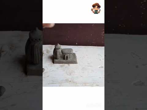 DIY Super clay Kedarnath temple | #shorts #short #kedarnath #diy #clay