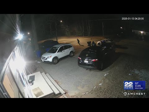 Home Surveillance Camera Captures Springfield Car Break-Ins