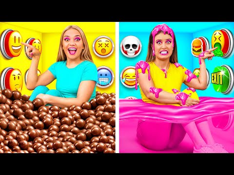 1000 Mystery Buttons Challenge Only 1 Lets You Escape | Crazy Challenge by BaRaDa