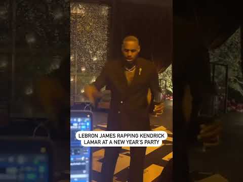 LeBron at 40, going crazy to Kendrick—lyrics on lock this time!