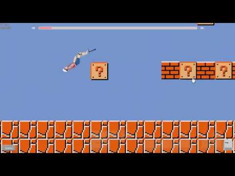 Super Mario Bros in Happy Wheels!?