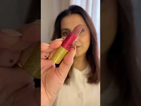 MAC Viva Glam Bhumi Pednekar Powder Matte Lipstick Review #lipstickswatches