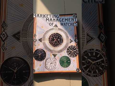 CBSE Class 12 Business Studies Project Cover Marketing Management of Watches #shorts