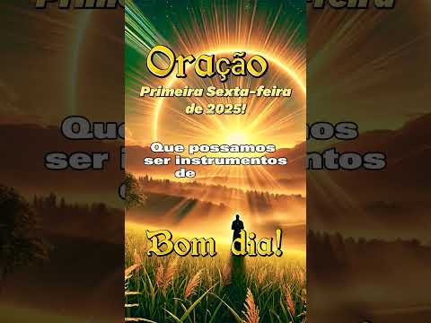 🌅✨🌟 ORAÇÃO DA MANHÃ DE HOJE! 🌟✨💝 - 03/01/25 - #2025 #oraçãodamanhã #sextafeira #3dejaneiro #shorts