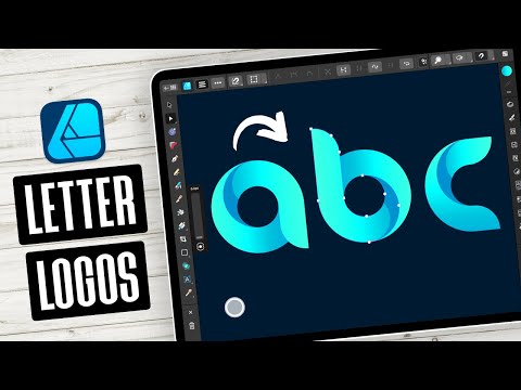 Create Vector Letters with Affinity Designer 2 iPad App