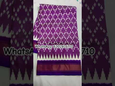 Handloom Pochampalli pattu saree orders 6302416710 #handloom #saree #trending #trendingshorts