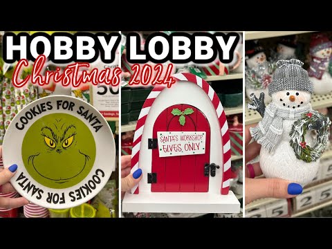 NEW CHRISTMAS DECOR IN NOVEMBER 2024!! | Hobby Lobby Shop with Me | Christmas Decor at Hobby Lobby