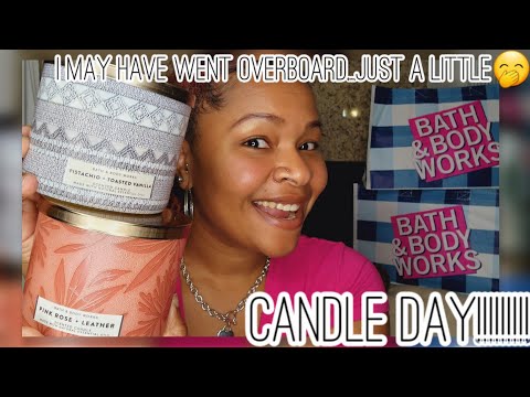 Candle Day Weekend Haul|Bath and Body Works|Y'all know I'm addicted to CANDLES, CANDLES, CANDLES🤣🤣🤣🤣