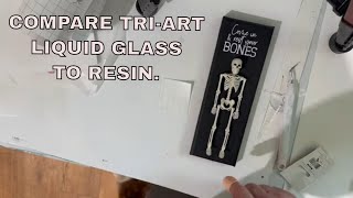 Comparing Tri-art Liquid Glass And Resin: Which Is Shinier? You'll Be Amazed By The Results!