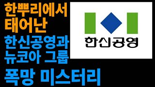 [한신공영] 한뿌리에서 태어난 한신공영과 뉴코아 그룹 폭망 미스터리