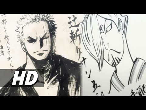 ZORO and SANJI  NEW WANTED POSTER in WANO !!! | Zorojuro and Sangoro | One Piece HD