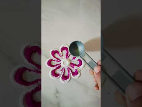 Easy & simple #rangoli #shortvideo