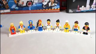 开箱乐高奥运会人仔，全套9个绝版运动员|LEGO Minifigures 8909 Team GB