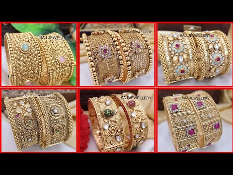 Radiate Bridal Beauty: Attractive Rubi South Indian Bangle Sets(SS Style Corner,,,2024)*",,